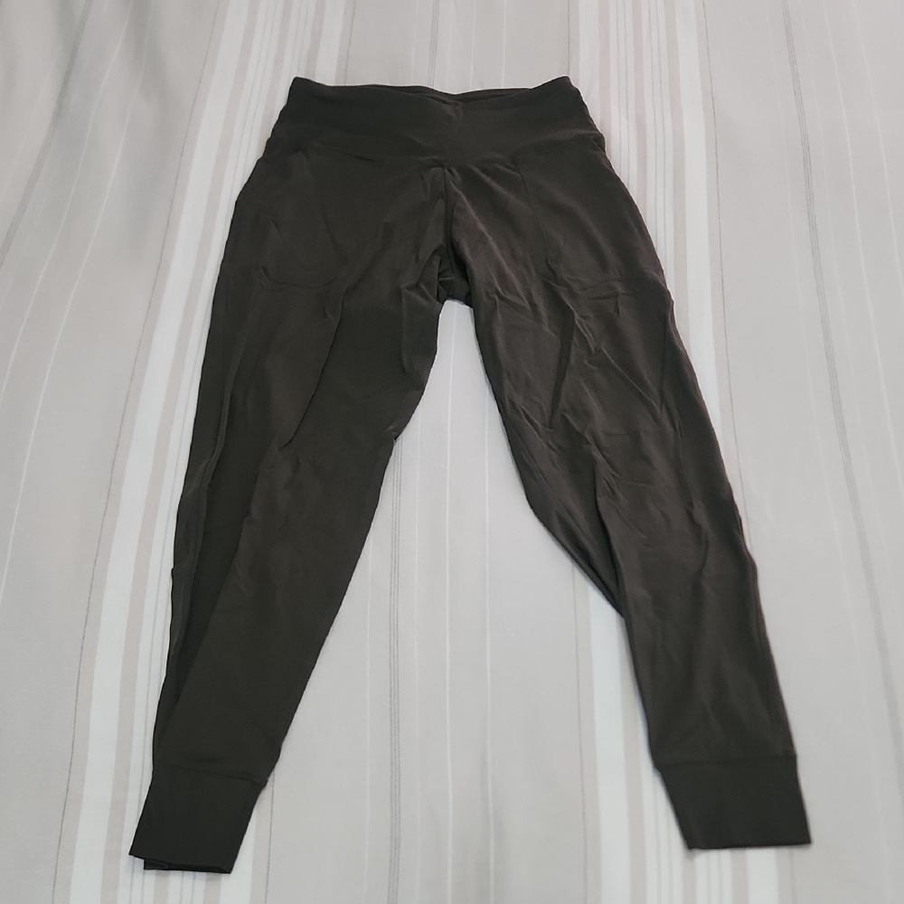 Olive Green Jogger Leggings